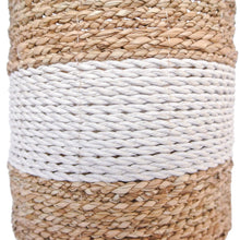 Baskets for Plants Natural With White Stripe
