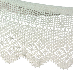 Crocheted fringe of the whitehaven luxury boho hammock