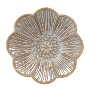 Top view of the flower boho trinket bowl