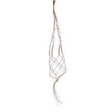 macrame plant hanger natural full view of the large size