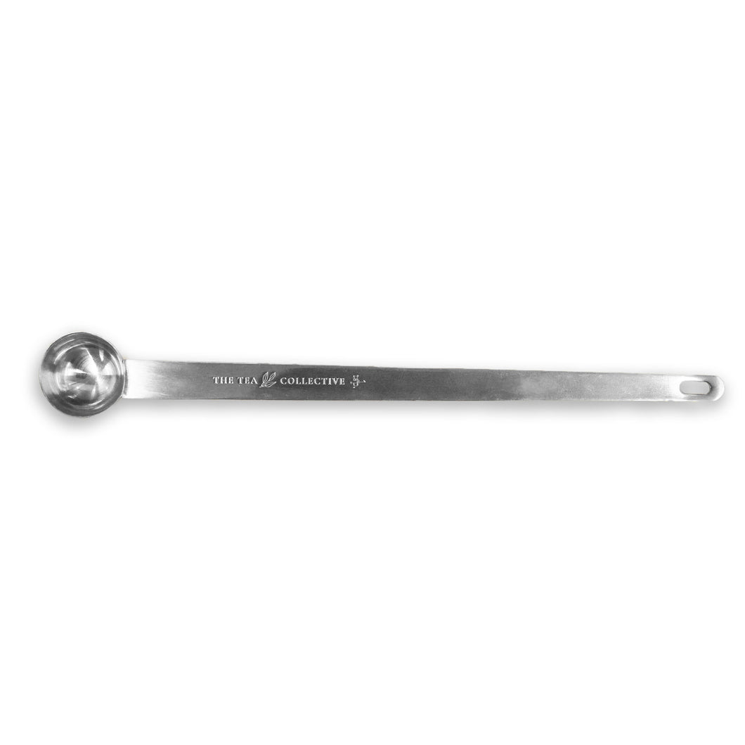 Full view of silver teaspoon