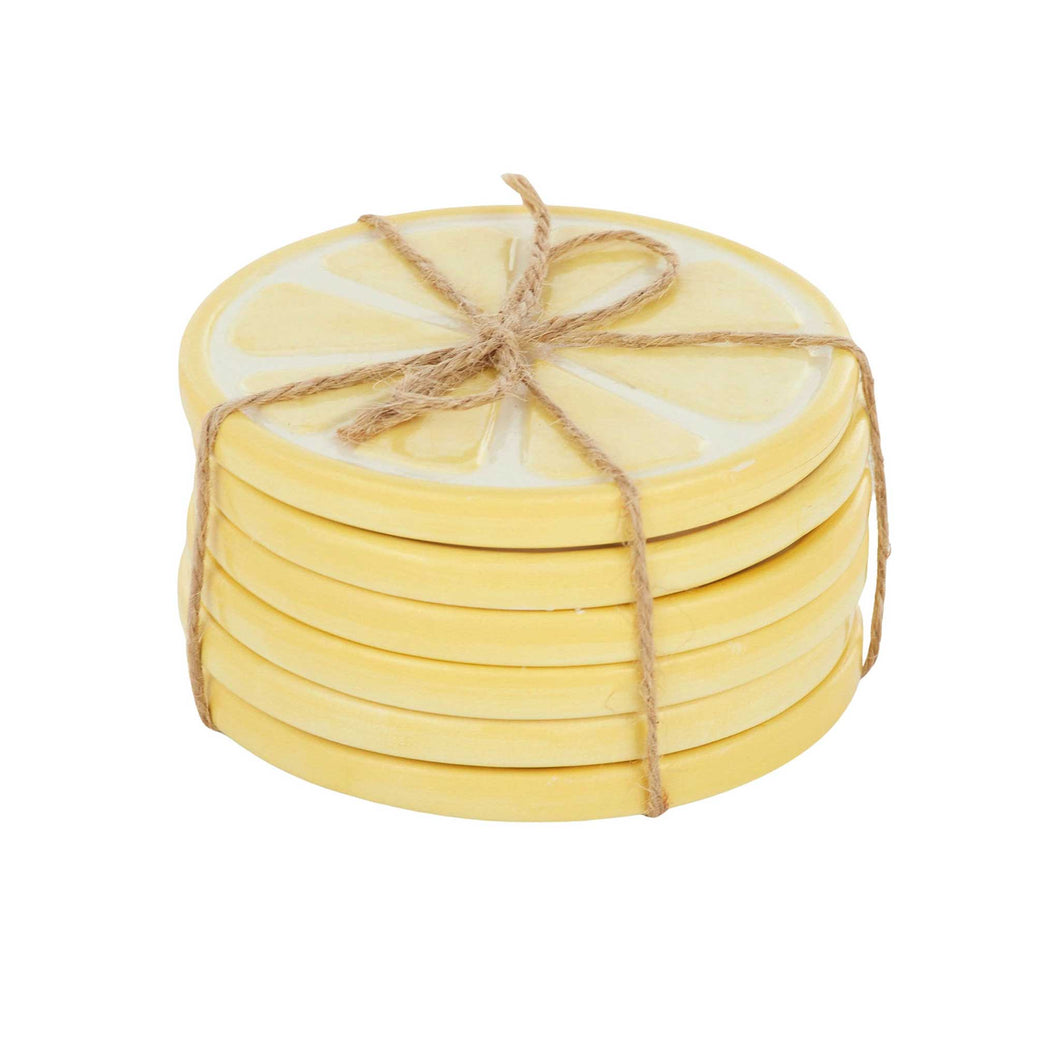 Lemon Ceramic Coasters