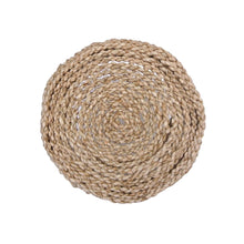 Baskets for plants natural with white stripe bottom of small basket
