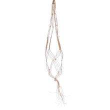 Macrame plant hanger natural full photo of the small size
