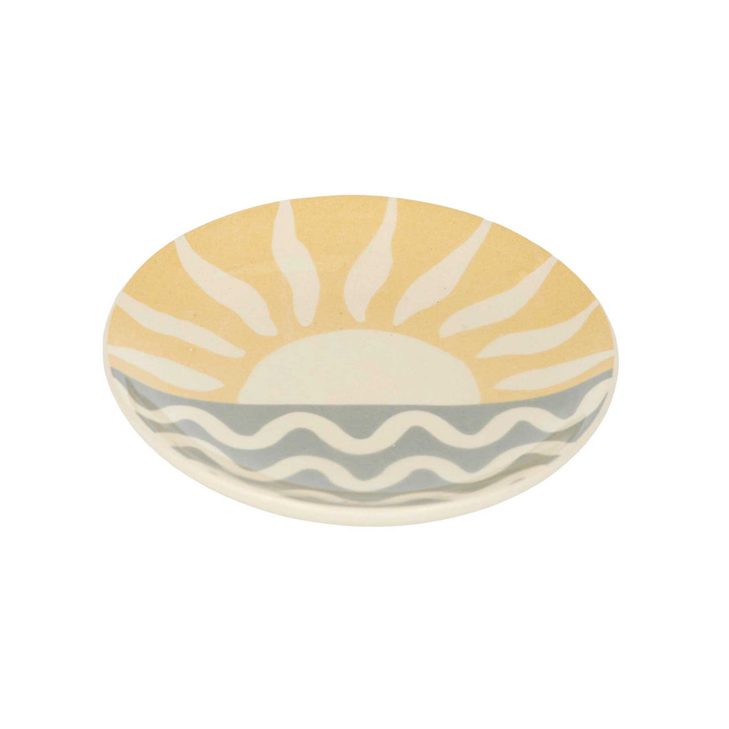 Top of the sun ceramic dish