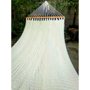 Top view of the main part of the whitehaven white hammock